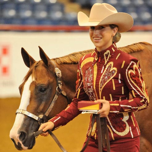 GoHorseShow - Victoria Alexander Wins the Youth Solid Paint-Bred ...