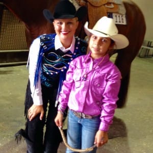My picture of the day is with my new friend, Charylet Lee from La Joya, Texas.