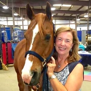 Carin Shuler of Parker, Colorado competed for the first time in 20 years at an AQHA World Show on Monday and made the trail finals.