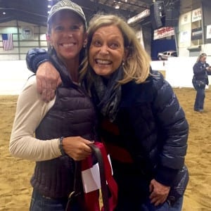 Pictured here Deanna Searles and Susie Johns after Heza Radical Zip placed second in the Senior Western Riding.