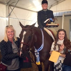 Congratulations to a very happy horse show family and Doodle Jump on their second consecutive win in the Junior Hunter Under Saddle at the Congress.