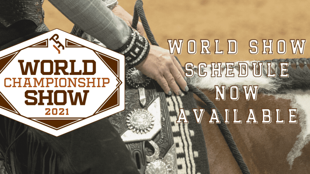 GoHorseShow 2021 APHA World Show Schedule Posted