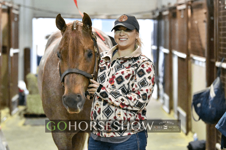 GoHorseShow 2022 AQHA World Show Ali Mitten Rooster Extremely