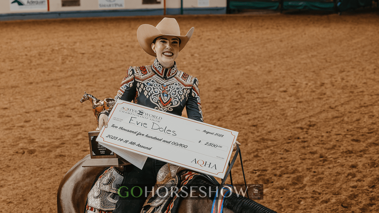 GoHorseShow AllAround Winners from 2023 AQHYA World Championship Show