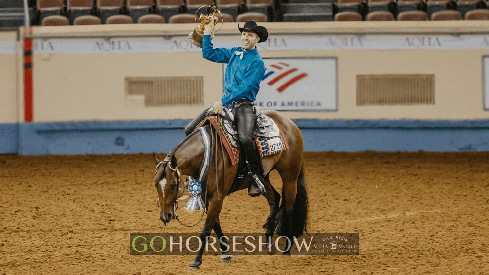 GoHorseShow AQHA World Show 2023 L3 Senior Trail Blake Weis Hot